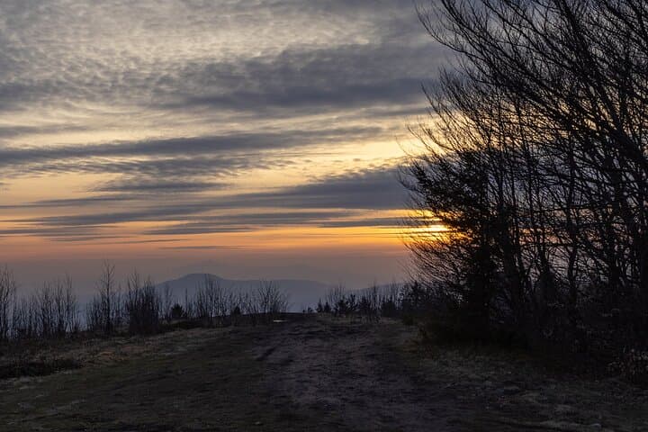 From Krakow: Private Sunset Hike & Night Descent with Headlamps