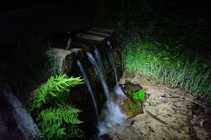 From Krakow: Private Sunset Hike & Night Descent with Headlamps