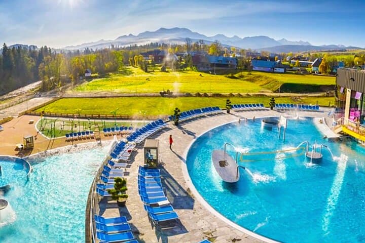 From Zakopane: Tatra mountains, Sky Walk and Hot Springs Tour