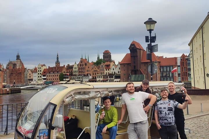 Gdansk: NO LIMIT BEER City Tour Sightseeing by Buggy Golf Cart