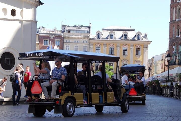 Krakow Electric Golf Buggy Tour with Hotel Pickup