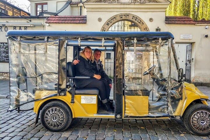 Jewish Heritage Group Tour by Golf Cart with Audio Guide in Krakow