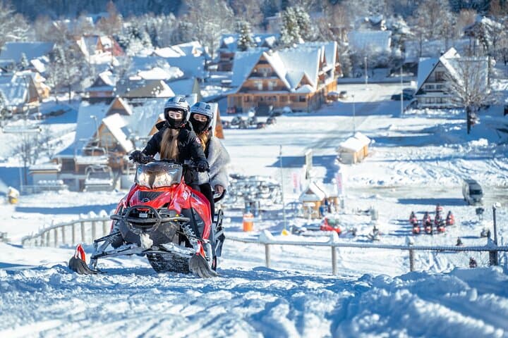 From Krakow Snowmobile with Thermal Pools and Hotel Pickup
