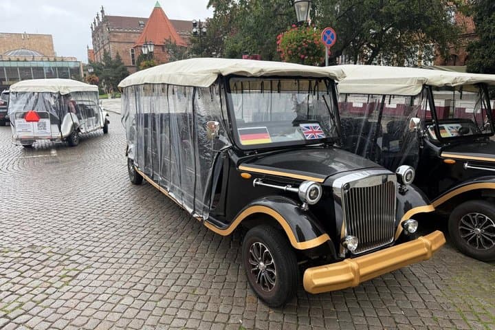 City Tour Gdańsk Golf Cart/ Buggy Live Private tour