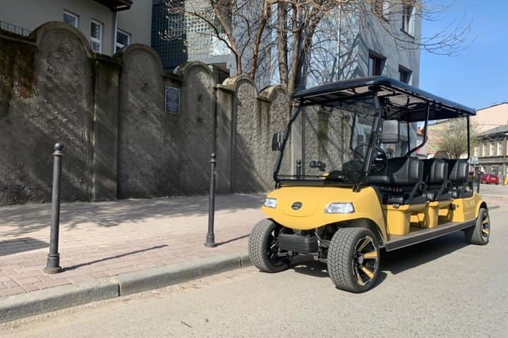 Jewish Heritage Group Tour by Golf Cart with Audio Guide in Krakow
