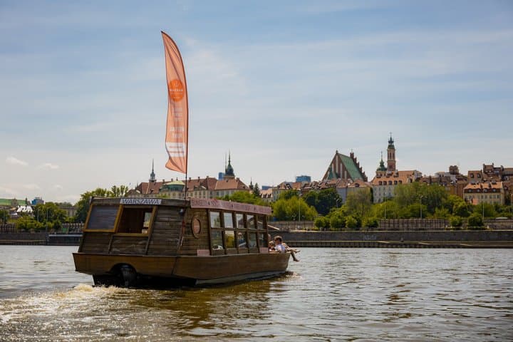 Warsaw Vistula River Sunset Cruise with Welcome Drink