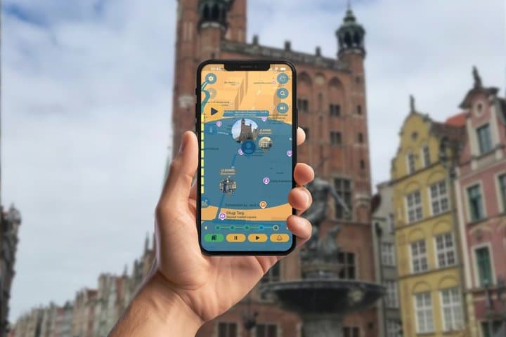 Gdańsk Golden Age GPS App Walking Tour Mobile Game