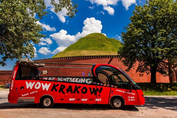 Krakow City Sightseeing Hop-On Hop-Off Bus with Audio Guide - 24h