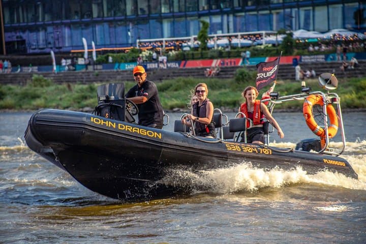 Thrilling Speedboat Ride on River in Warsaw