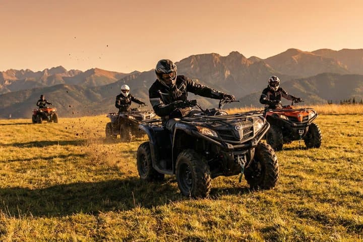 From Krakow: Zakopane Area ATV Quad Adventure & Hot Springs Tour