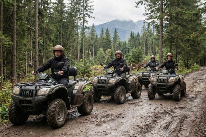 From Krakow: Zakopane Area Quad Adventure & Hot Springs Fun Tour