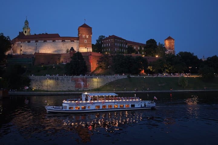 Krakow Panorama Evening Cruise with Wawel Views and Audio Guide