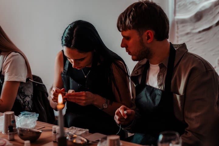 Krakow Make Your Own Candle Workshop With Wine and Music