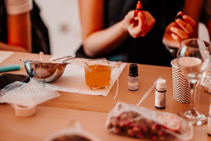 Krakow Make Your Own Candle Workshop With Wine and Music