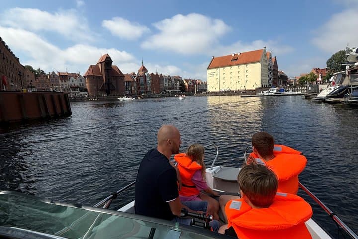 Gdansk Private Electric Boat Rental No License Needed