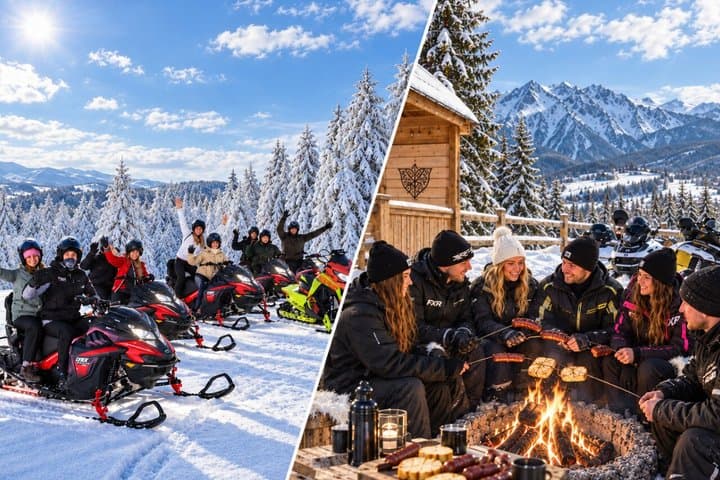 From Krakow Zakopane Area Snowmobile Adventure and Thermal Baths