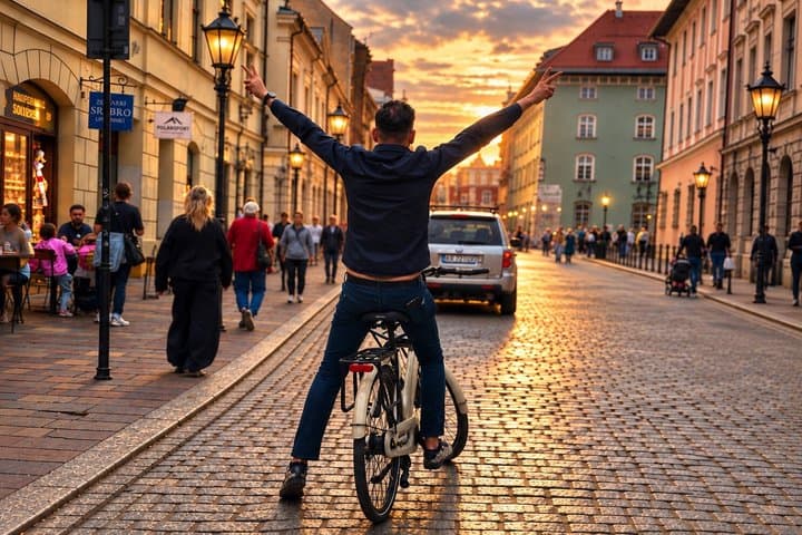 Krakow Full Day Bike and E-Bike Rental with City Routes and Tips