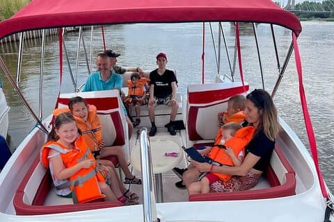 Family on board - the perfect place for a family outing and creating beautiful memories together.