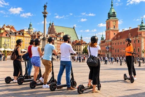 Warsaw: Skyline & Modern City: Electric Scooter Tour (1.5 Hours)