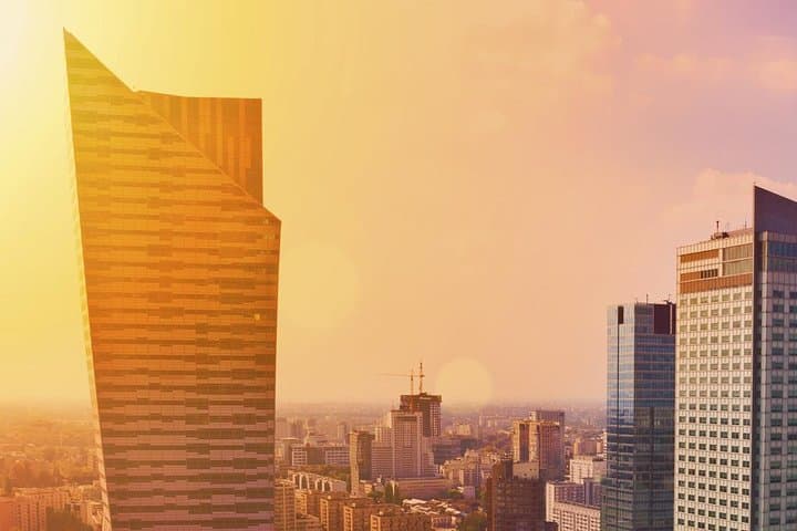 Warsaw sunset