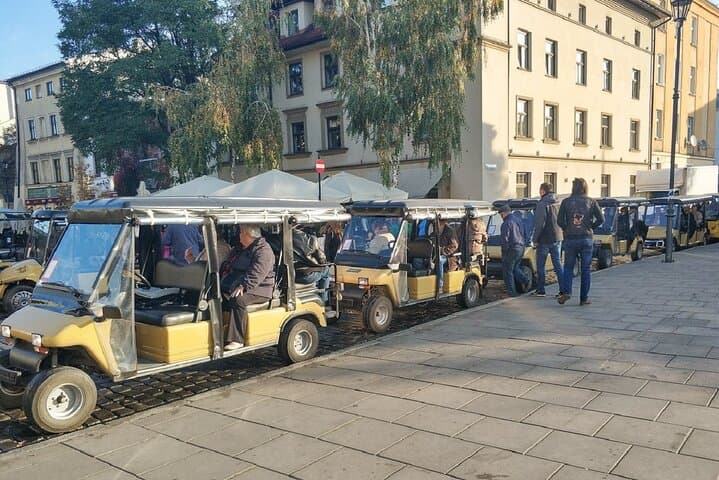 Golf Cart Group Tour via Old Town, Jewish Kazimierz and Ghetto