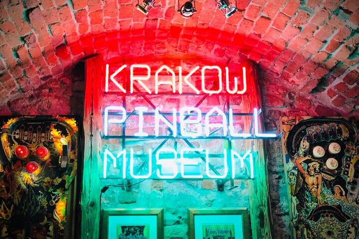 2 Hour Private Pinball and Arcade Museum Tour from Krakow