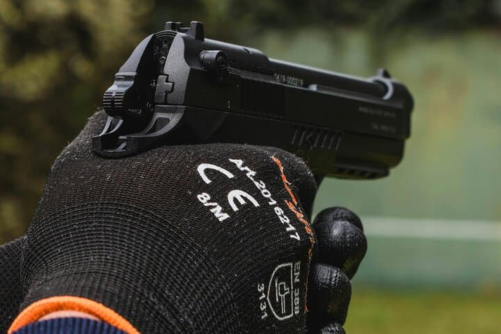 #1 Bestseller Gun Shooting Package with Hotel Transfers Wroclaw