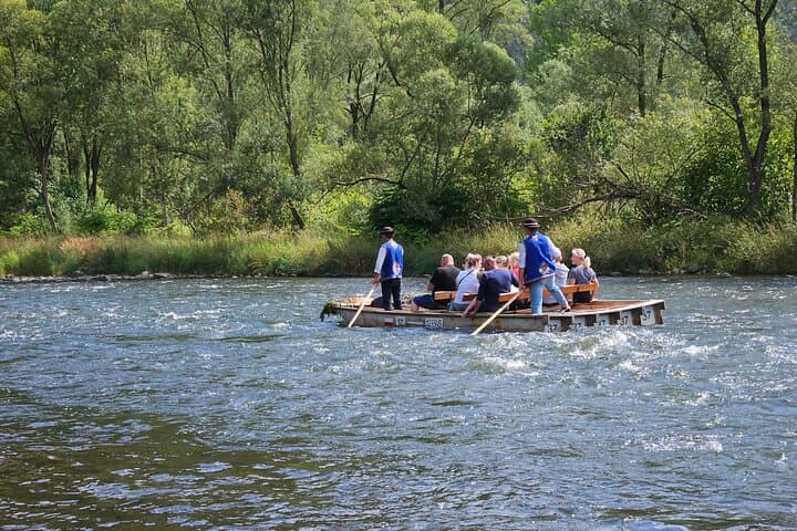 DUNAJEC River Gorge traditional rafting, PRIVATE TOUR from Krakow