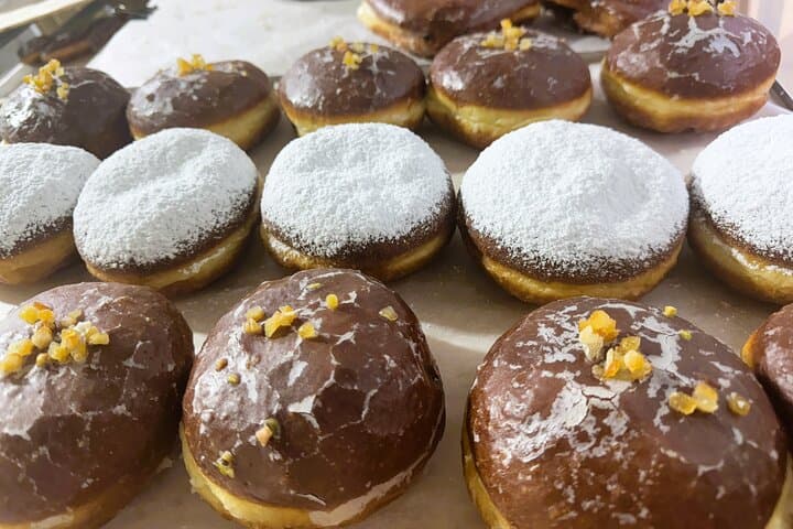 The Delicious Pączek with Sweet Flower Filling