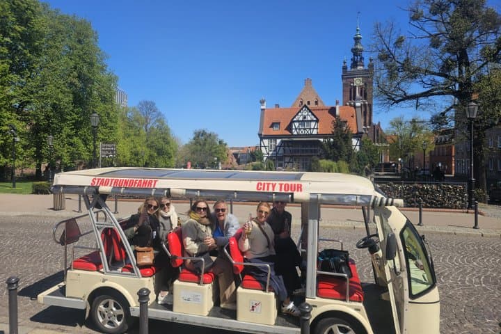 Gdansk Highlights Sightseeing City Tour by Golf Cart Buggy