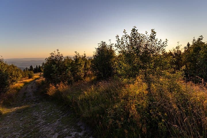 From Krakow: Private Sunset Hike & Night Descent with Headlamps